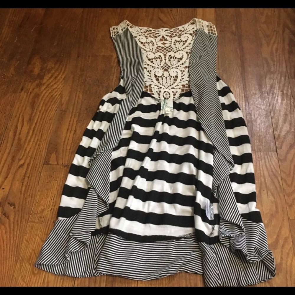 Zoah Design Striped Tank Vest
